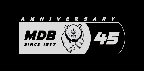 MDB社45周年記念ロゴ